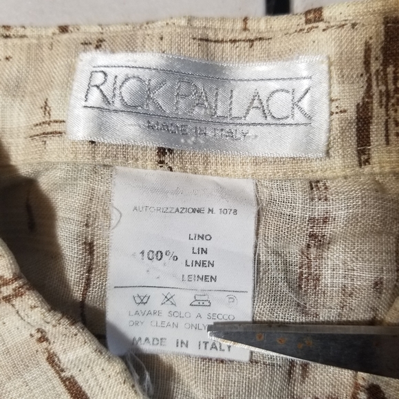 Rick Pallack silk button down shirt - Picture 2 of 4